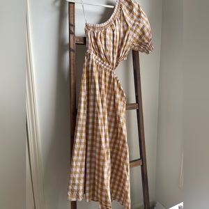 Who What Wear Gingham Dress